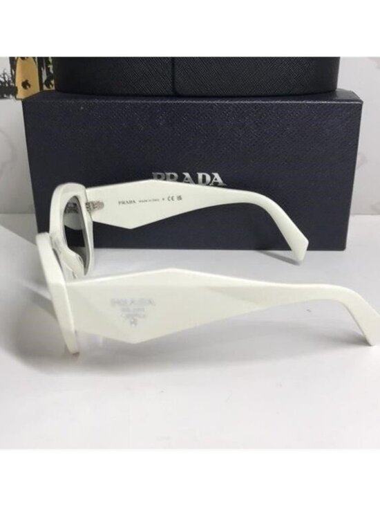 New Authentic Prada SPR 07Y Women’s Sunglasses – White Frame